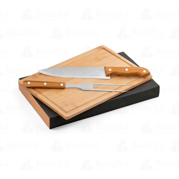 Kit Churrasco Personalizado com 3 Pecas